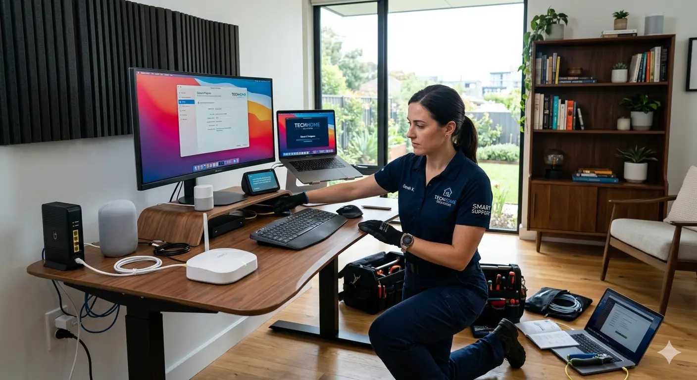 Home office IT support and maintenance